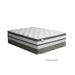 SIDDALEE White/Gray 16" Euro Pillow Top Mattress, Queen - California Furniture (Coachella, CA)