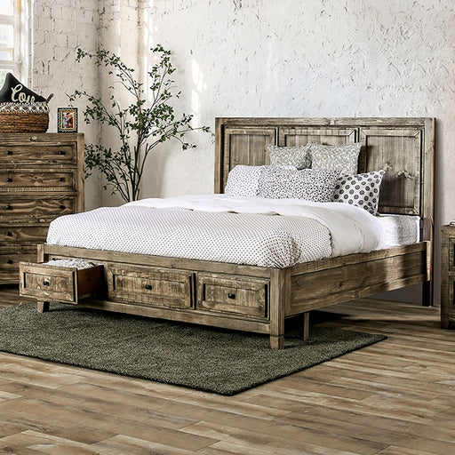 Oakridge Bed Brown & Grey - California Furniture (Coachella, CA)