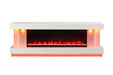 Peseux 71" TV Stand w/ Electric Fire Place - California Furniture (Coachella, CA)