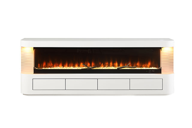 Luken 71" TV Stand w/ Electric Fire Place - California Furniture (Coachella, CA)