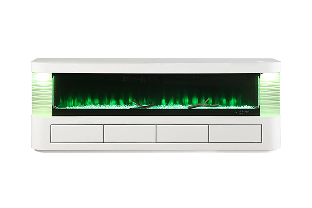 Luken 71" TV Stand w/ Electric Fire Place - California Furniture (Coachella, CA)