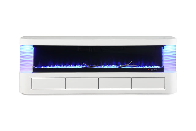 Luken 71" TV Stand w/ Electric Fire Place - California Furniture (Coachella, CA)