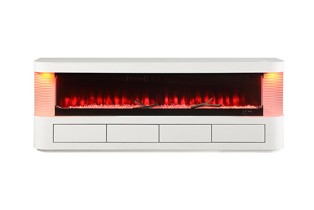 Luken 71" TV Stand w/ Electric Fire Place - California Furniture (Coachella, CA)
