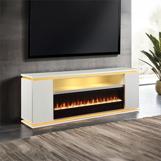 Medea 71" TV Stand w/ Electric Fire Place - California Furniture (Coachella, CA)