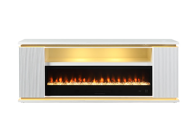 Medea 71" TV Stand w/ Electric Fire Place - California Furniture (Coachella, CA)