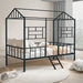 Rhonda Twin Loft Bed White, Silver, & Black - California Furniture (Coachella, CA)