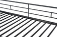 Myles Twin Loft Bed White, Silver & Black - California Furniture (Coachella, CA)