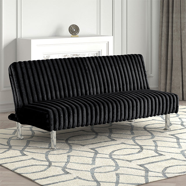 Hinwil Futon Sofa Bed Pink, Beige Grey, & Black - California Furniture (Coachella, CA)