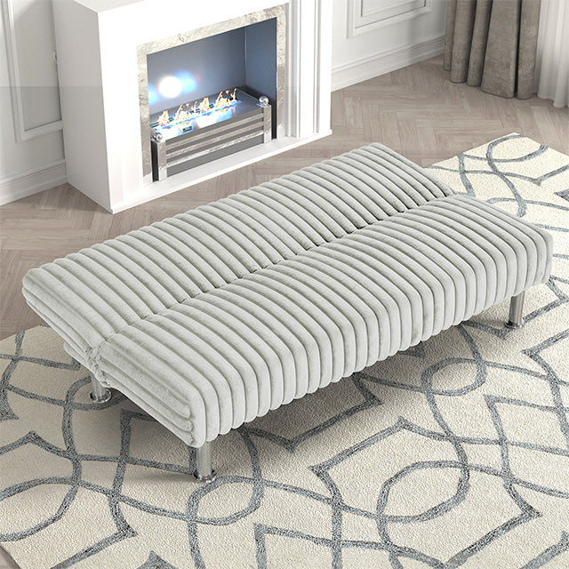Hinwil Futon Sofa Bed Pink, Beige Grey, & Black - California Furniture (Coachella, CA)