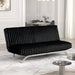 Villeneuve Futon Sofa Bed Black, Pink, & Grey - California Furniture (Coachella, CA)