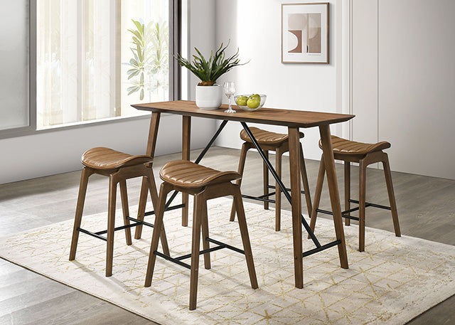 Klamath 5 Pc Counter Ht Table Set - California Furniture (Coachella, CA)