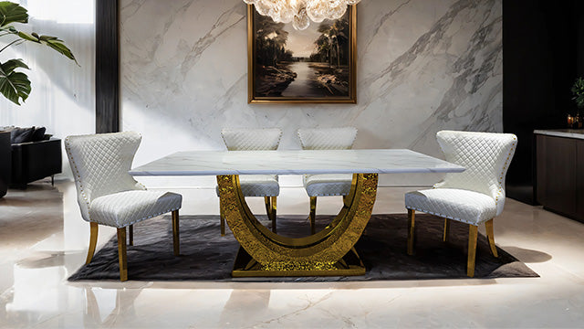 Portanova 7 Pc Dining Table Set - California Furniture (Coachella, CA)