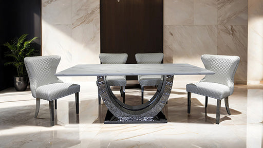 Portanova Silver Chair (2/CTN) - California Furniture (Coachella, CA)