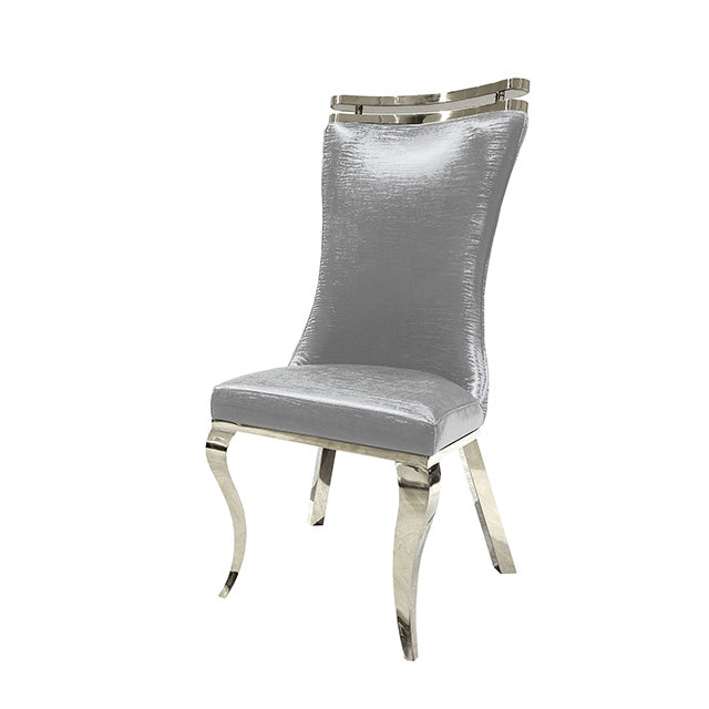 Palazzo Silver Chair (2/CTN) - California Furniture (Coachella, CA)