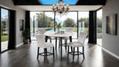 Sabro 5 Pc Dining Table Set Black - California Furniture (Coachella, CA)