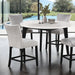 Sabro 5 Pc Dining Table Set Black - California Furniture (Coachella, CA)