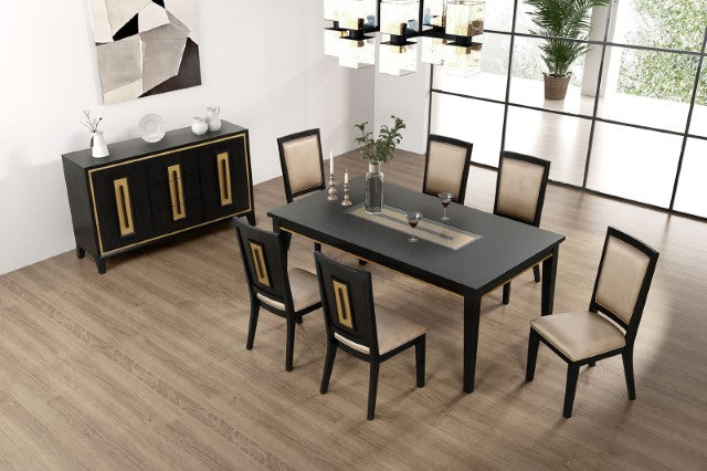 Kenyada 7 Pc Dining Table Set - California Furniture (Coachella, CA)