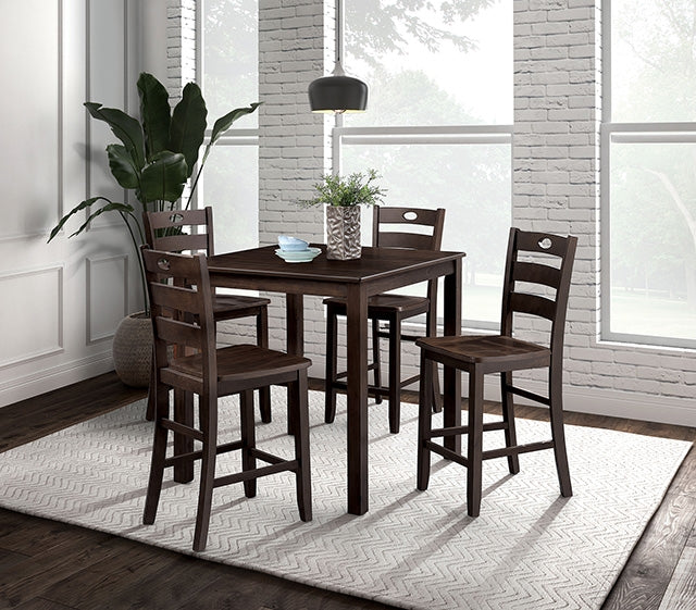 Lubbock 5 Pc. Counter Ht. Table Set - California Furniture (Coachella, CA)