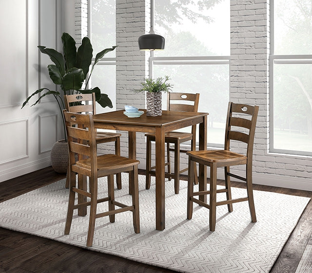 Lubbock 5 Pc. Counter Ht. Table Set - California Furniture (Coachella, CA)