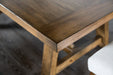 Losone Dining Table Set with Bench Rustic - California Furniture (Coachella, CA)