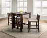 Lescles 3 Pc Counter Ht Set (1 Table + 2 Chairs) - California Furniture (Coachella, CA)