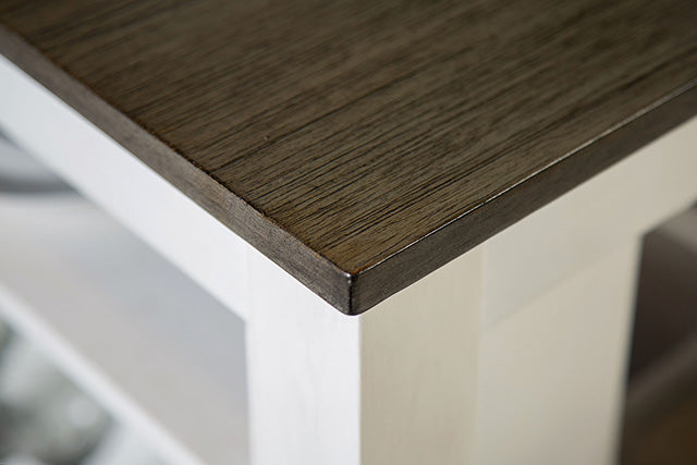 Lescles 3 Pc Counter Ht Set (1 Table + 2 Chairs) - California Furniture (Coachella, CA)