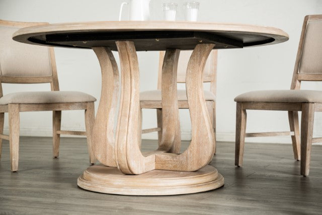 Orbetello 5 Pc Dining Table Set Natural - California Furniture (Coachella, CA)