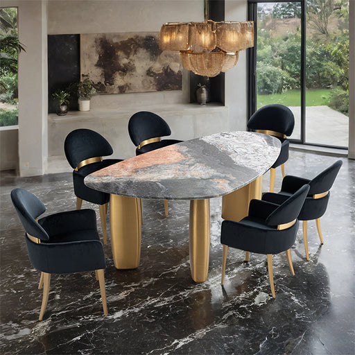 Northwich 7 Pc. Dining Table Set W/ Black Chair - California Furniture (Coachella, CA)