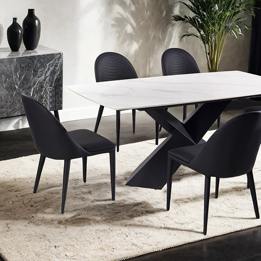 Lenvik 7 Pc Dining Table Set White - California Furniture (Coachella, CA)