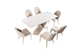 Lenvik 7 Pc Dining Table Set - California Furniture (Coachella, CA)