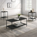 Pallas 3 Pc. Table Set Black - California Furniture (Coachella, CA)