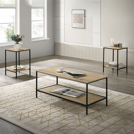 Pallas 3 Pc. Table Set Natural - California Furniture (Coachella, CA)