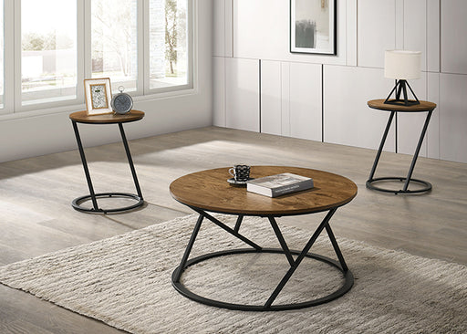 Ronde 3 Pc. Table Set Natural - California Furniture (Coachella, CA)
