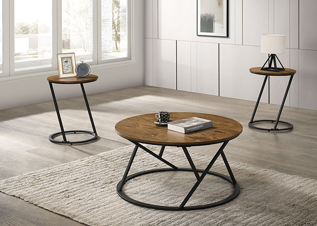 Ronde 3 Pc. Table Set Natural - California Furniture (Coachella, CA)