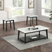 Thisted Rectangle Marble Coffee Table w/ Casters - California Furniture (Coachella, CA)