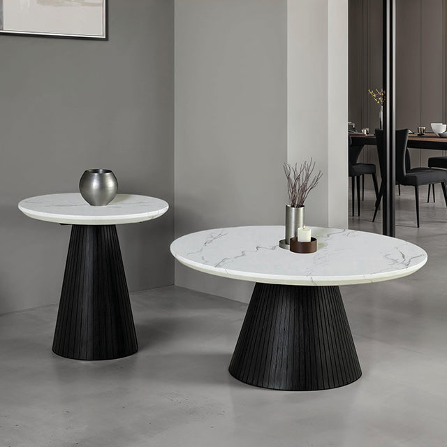 Sindal Round Cocktail Table - California Furniture (Coachella, CA)
