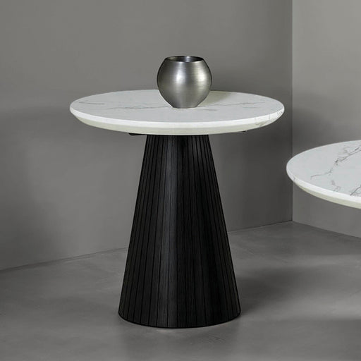 Sindal Round End Table - California Furniture (Coachella, CA)
