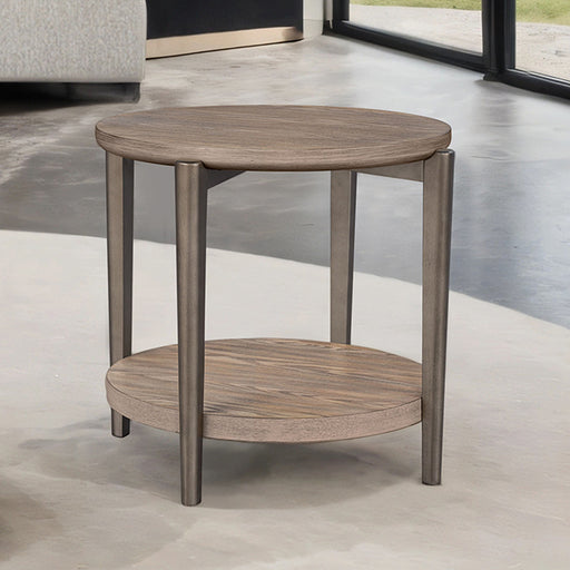 Roros Round End Table - California Furniture (Coachella, CA)