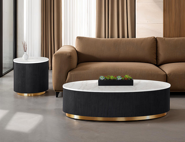 Virden Oval Cocktail Table - California Furniture (Coachella, CA)