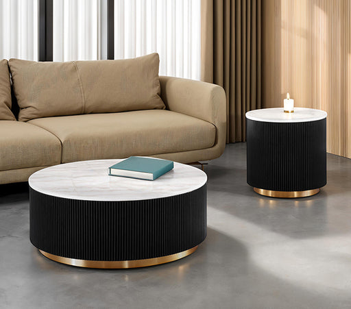 Virden Round End Table - California Furniture (Coachella, CA)