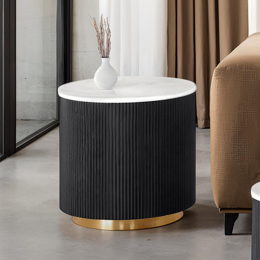 Virden Round End Table - California Furniture (Coachella, CA)
