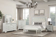 Stella Mia E.King & Queen Bed White & White - California Furniture (Coachella, CA)