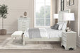 Stella Mia E.King & Queen Bed White & White - California Furniture (Coachella, CA)