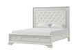 Stella Mia E.King & Queen Bed White & White - California Furniture (Coachella, CA)