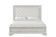 Stella Mia E.King & Queen Bed White & White - California Furniture (Coachella, CA)