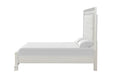Stella Mia E.King & Queen Bed White & White - California Furniture (Coachella, CA)