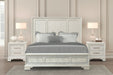 Stella Mia E.King & Queen Bed White & White - California Furniture (Coachella, CA)