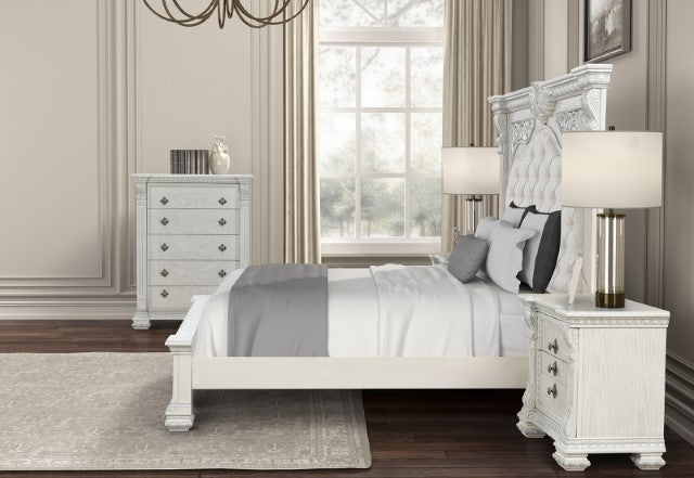 Promenade Bed Dark Brown & White - California Furniture (Coachella, CA)