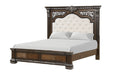 Promenade E.King & Queen Bed Brown & White - California Furniture (Coachella, CA)