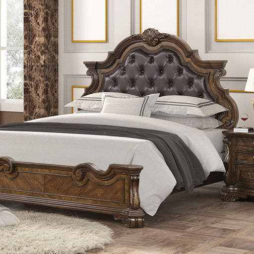 Leovanni 4 Pc Queen Bedroom Set Brown - California Furniture (Coachella, CA)